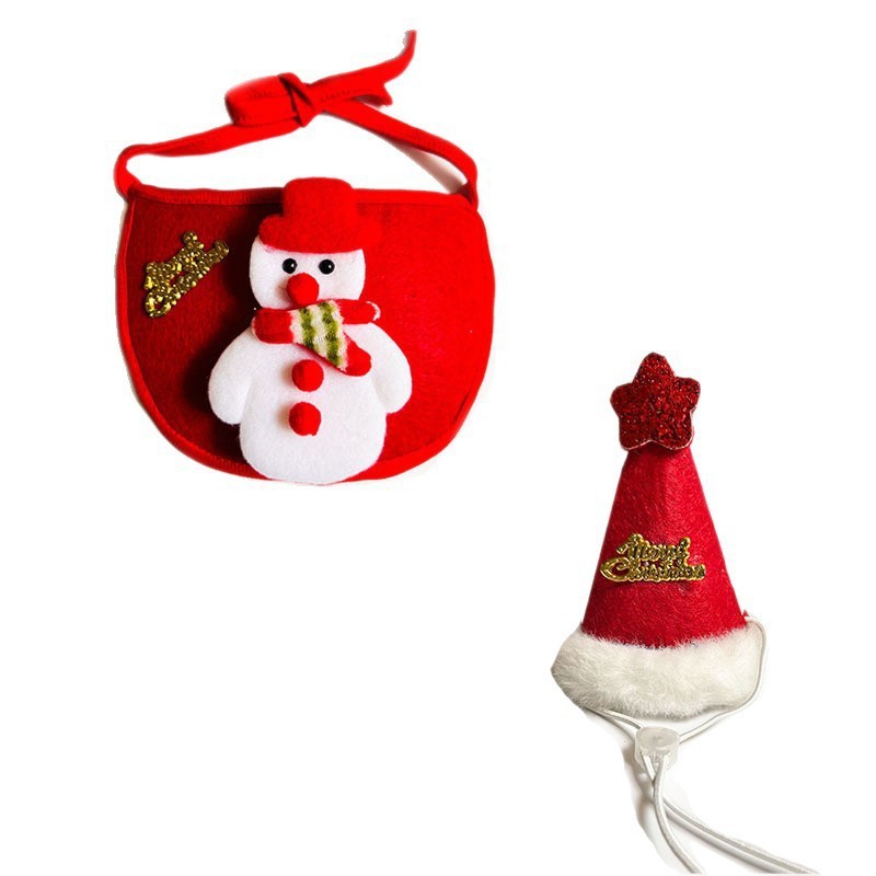Combo bonhomme de neige rouge