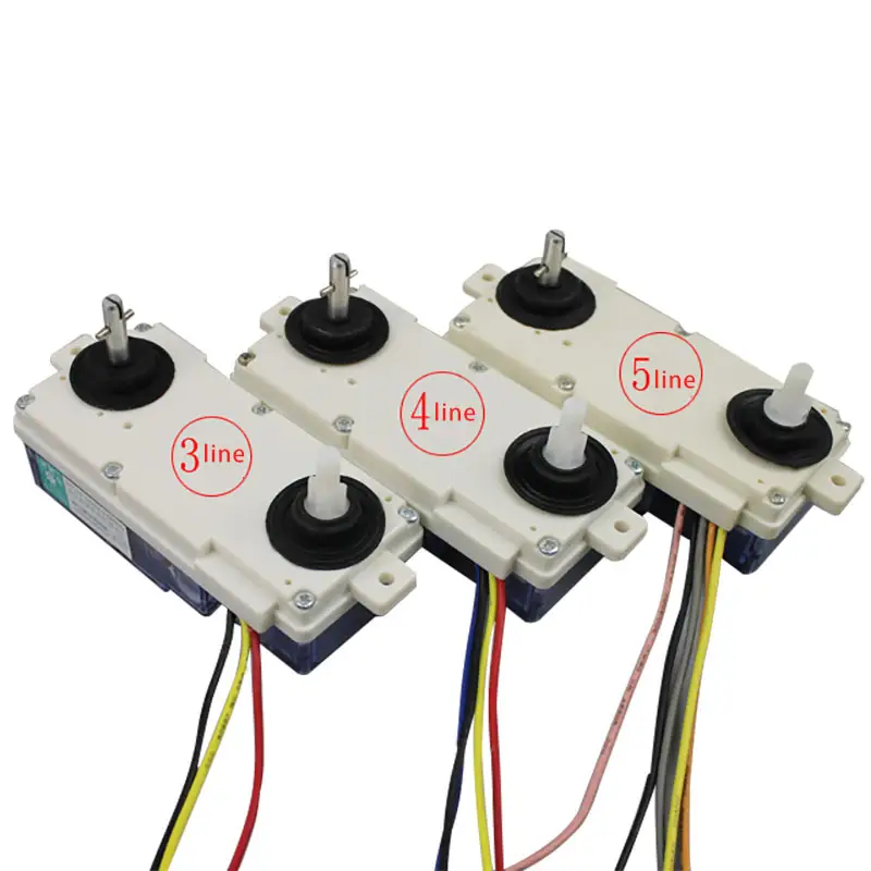 Piezas de lavadora, 3 cables, temporizador de 15 minutos, DXT15, temporizador de doble eje con cubierta