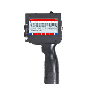 Tragbarer 25,4-mm-Hand-Tintenstrahldrucker zum Codieren von Plastik flaschen Verfalls daten Chargen nummern QR-Codes Logo Handbuch Papier Metall