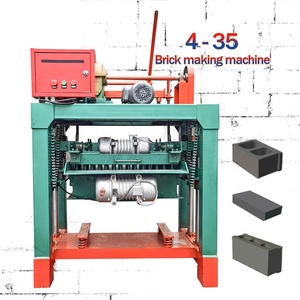 Máquina de fabricación de ladrillos huecos de arena de hormigón de cenizas volantes, pavimentadora de enclavamiento semiautomática, maquinaria de fabricación de bloques sólidos - Product Image 2