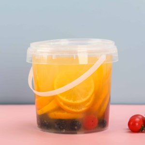 300ml 500ml süt çay tek kullanımlık plastik kapaklı kupa taşınabilir süt çay bardağı içecek tek kullanımlık Boba çayı kova