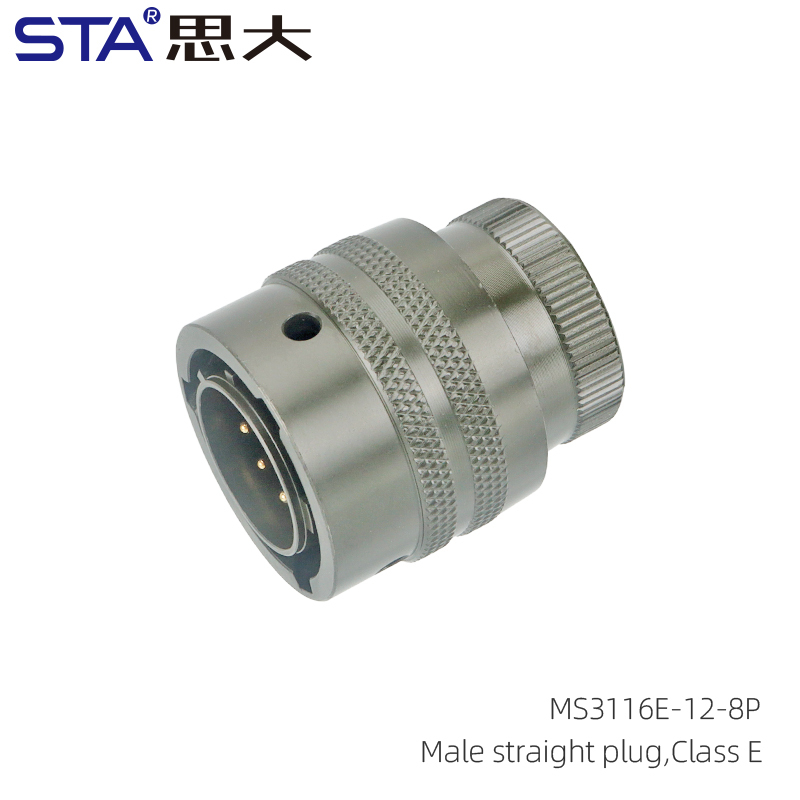 MS3116E-12-8P Male straight plug,Class E