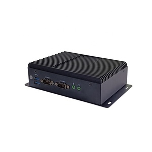 Nano ordenador Intel Celeron J6412/Atom X6413E CPU integrado sin ventilador Mini caja PC IoT cliente fino reproductor de señalización Digital KIOSK