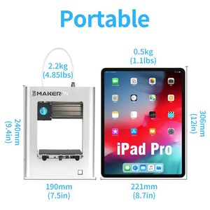 MakerPi M1 Integrated Custom Economical Support One-<strong>key</strong> Start Printing 3D-Drucker Dropshipping Test 3D Printer Tiny Machine - Product Image 2