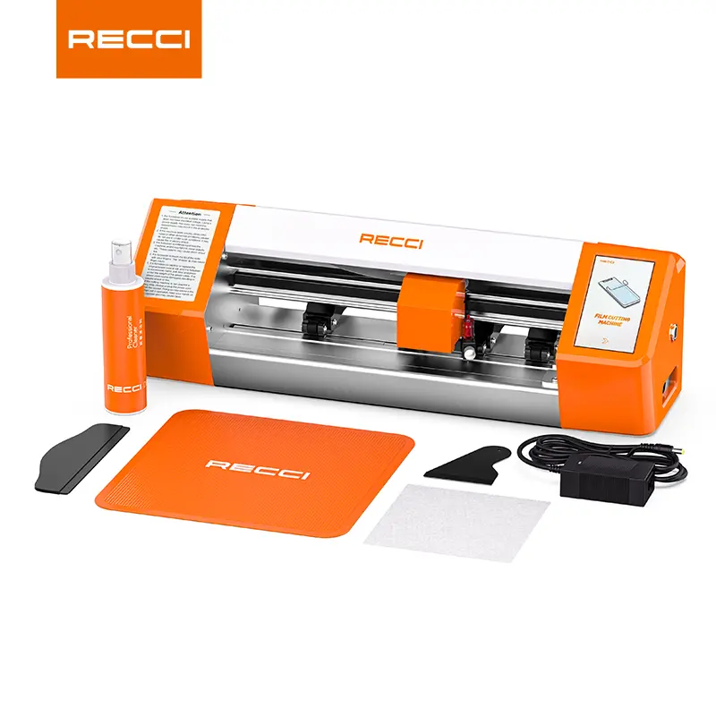 Recci 2021 Phiên Bản Nâng Cấp F02 Nâng Cao Pvc Auto Film Bảo Vệ Màn Hình Máy Cắt Plotter Cho Điện Thoại Thông Minh, iPad, Tablet