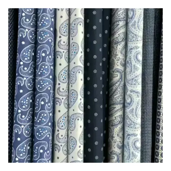 Personalizzato 100% cotone poliestere materiale tessile prezzo per cortile stampa all'ingrosso uomini camicia tessuti 100 cotone tessuto per camicia