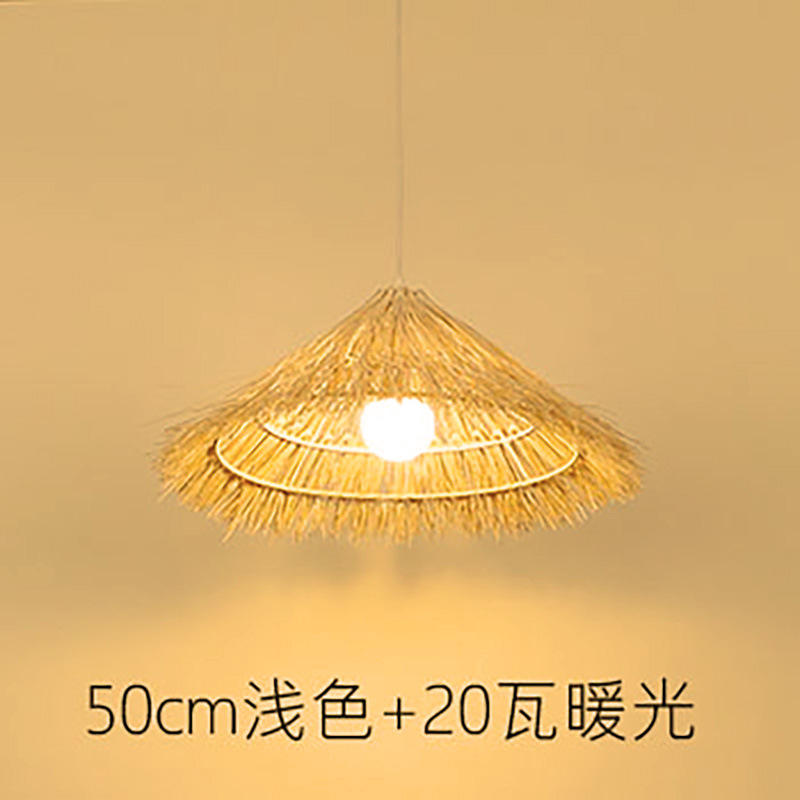 50 cm de couleur claire + lumière chaude 20 W