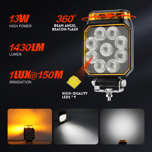 ไฟ LED สีเหลืองอำพันสำหรับรถบดถนนรถปราบดิน Liebherr รถปราบดิน - Product Image 3
