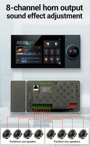 10 inç <span class=keywords><strong>Zigbee</strong></span> ağ geçidi Tuya akıllı merkezi kontrol paneli 8 kanal ses çıkışı arka plan müzik akıllı ev WIFI için - Product Image 6