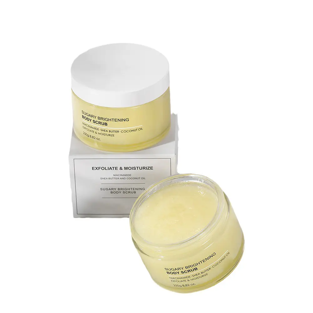 Crème exfoliante pour corps entier avec peau de poulet exfoliant personnalisé vente en gros crème glacée blanchissante crème exfoliante