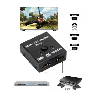 Interruptor bidireccional de 2 vías, HDMI, OEM, 4K, Ultra HD, 30hz, 2 entradas, 1 salida, 2x1 AB, conversión inteligente bidireccional, divisor de pantalla HD