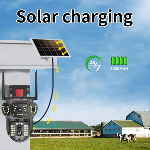 WERYSAFE-Cámara de vigilancia móvil para exteriores V380, cámara inteligente con control remoto, reflector de seguridad, sensor Cctv Ip Solar Ptz 4G - Product Image 2