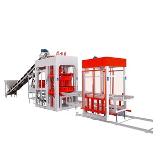 QT10-15 производство бетона SIEMENS PLC, оборудование для формования кирпича, Высокоэффективная автоматическая линия по производству блоков - Product Image 1