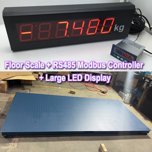 500kg Weighting Scale 100k Rs485 Modbus-Rtu Weighing Platform Weight Indicator 4 20 <strong>Ma</strong> Big <strong>LED</strong> Scale Display - Product Image 2