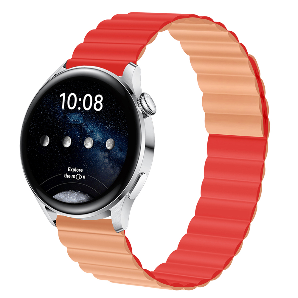 Rosso con polvere arancione