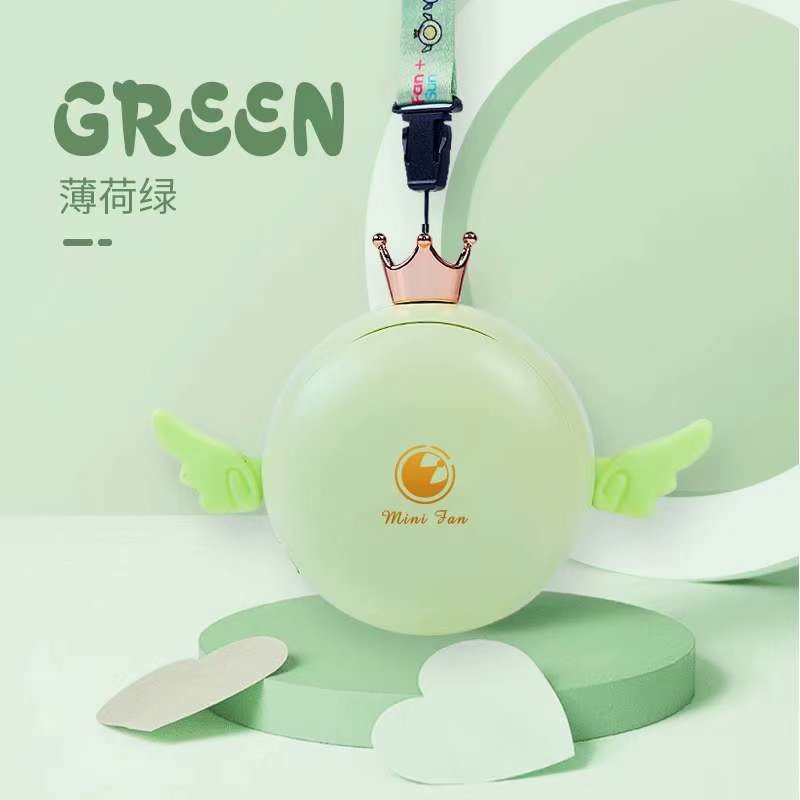 Up028 angel green neck-hanging fan