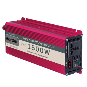 HorGei Inversor fiable 12V/24V/48V 110V/220V Onda sinusoidal pura AC Salida de CC dual Frecuencia de 60Hz para múltiples dispositivos OEM - Product Image 5