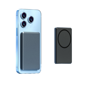 Banco de energía inalámbrico de metal magnético súper fino de 15W, 5000mAh, PD20W, Banco de energía de carga rápida con salida de entrada tipo C para iPhone 15 - Product Image 2
