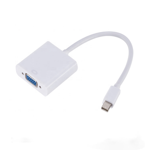 Adaptador Mini DP macho a DVI/VGA hembra, Carcasa de ABS, convertidor dp a VGA, adaptador DisplayPort a VGA - Product Image 1