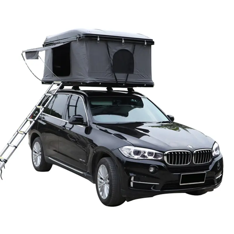Tente de toit de voiture nord-américain taille maximale du marché 230cm x 155cm tente de toit à coque dure à vendre