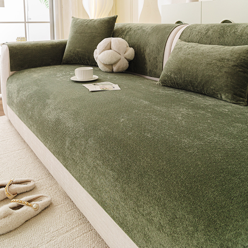 Tapis imperméable en polaire Cloud-Feel de couleur unie TR - Vert