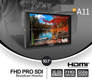LILLIPUT 10,1 pulgadas A11 1920x1200 IPS en el Monitor de la cámara con 4K HDMI y SDI de entrada y salida cámara monitor de campo - Product Image 3