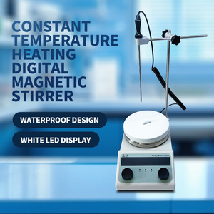 Agitador magnético de control digital de 300W con placa caliente 200-1500 RPM Mezclador de laboratorio Temporizador de control de temperatura OEM personalizable - Product Image 5