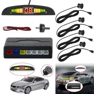 Junsun Sistema de radar de estacionamiento LED para automóvil de 4 sensores Indicador DE ALERTA DE SONIDO inverso de 22mm con función ADAS de 8 colores Garantía de 1 año - Product Image 3