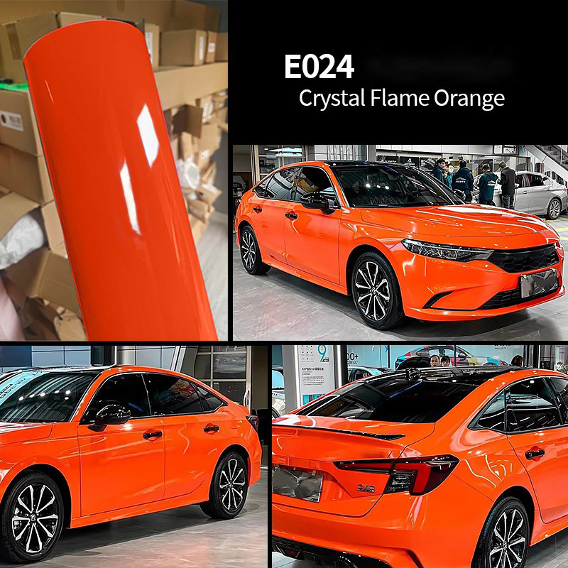 PET-Crystal Flame Orange