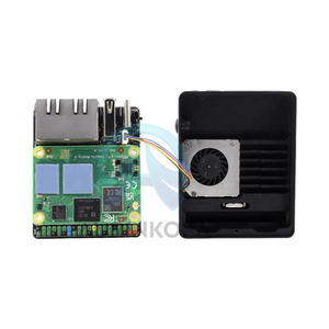 Mini Dual Gigabit <strong>Ethernet</strong> Whole machine Designed for <strong>Raspberry</strong> <strong>Pi</strong> Compute Module 4 Base Board+Metal Case+Power Supply - Product Image 5