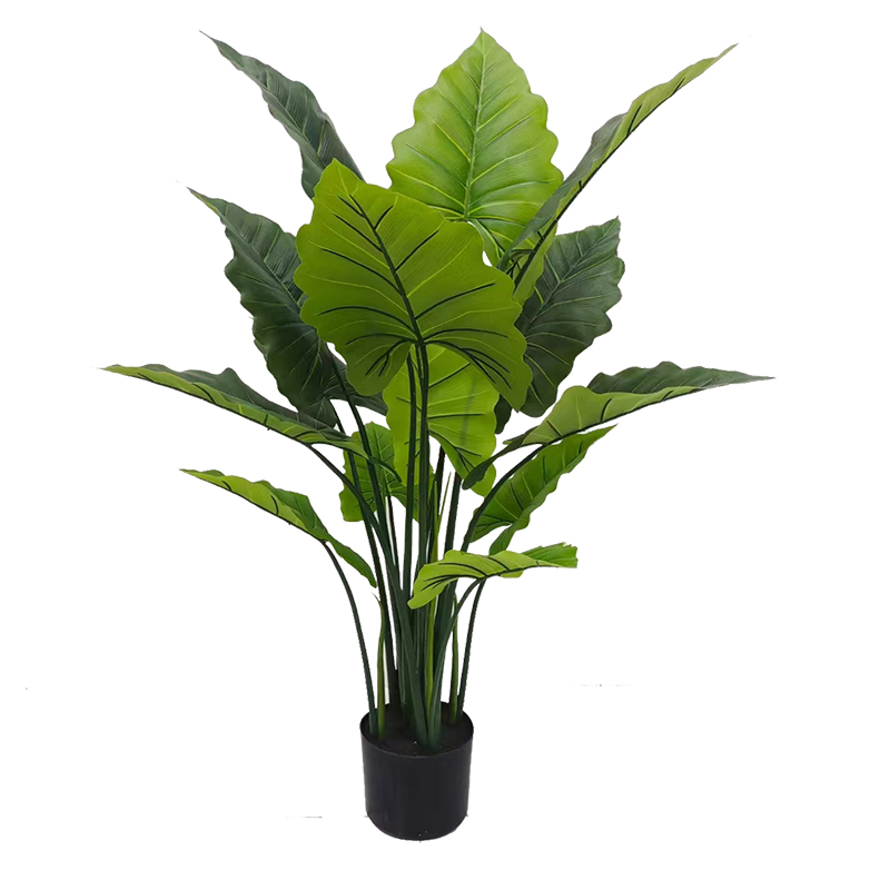 140cm 14 hojas verde