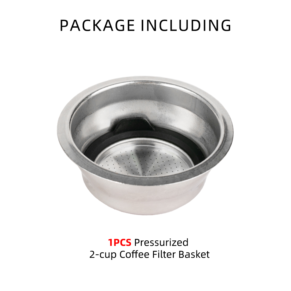 Argent (1 panier filtrant 51 mm pour 2 tasses)