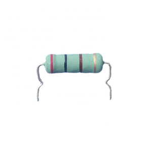Resistencia Cilindro verde Confección Resistencia de anillo de color 5WS 5% Resistencia de alambre enrollado - Product Image 1