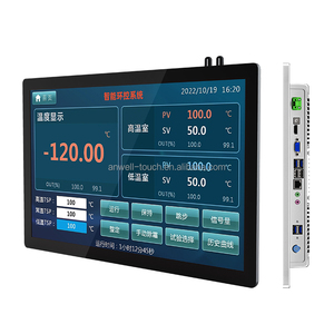 15.6 Inch FHD PCAP Touch Panel PC All in One 1920x1080 Resolution 5ms Response Time USB DVI Interface Includes <strong>Operating</strong> <strong>System</strong> - Product Image 2