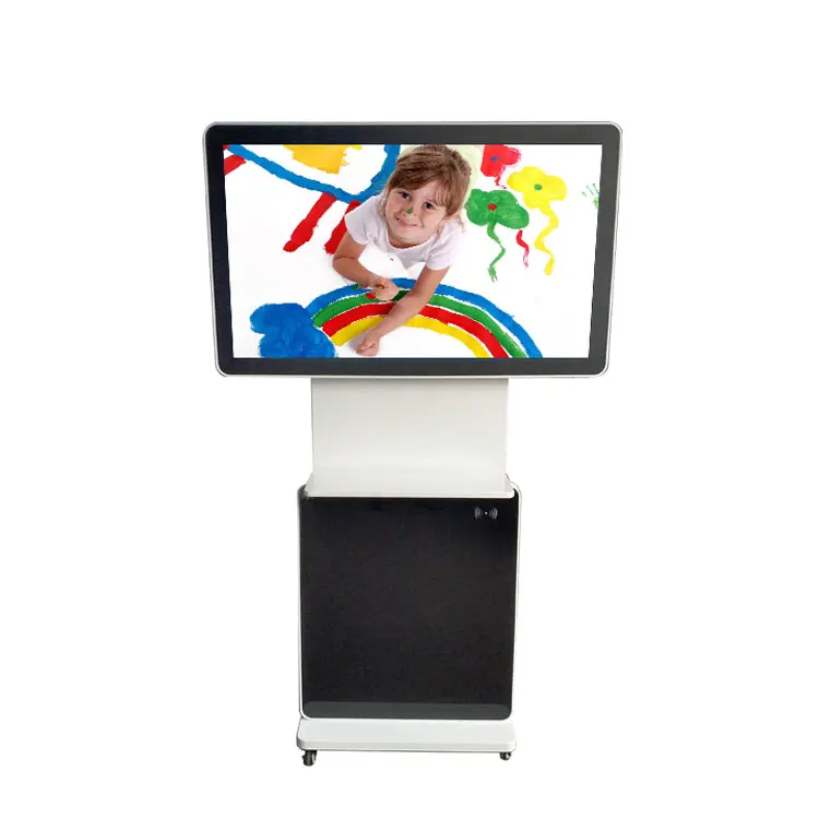 Display LCD Touch interattivo da 43 pollici supporto da pavimento gratuito chiosco informativo Touch Screen digitale