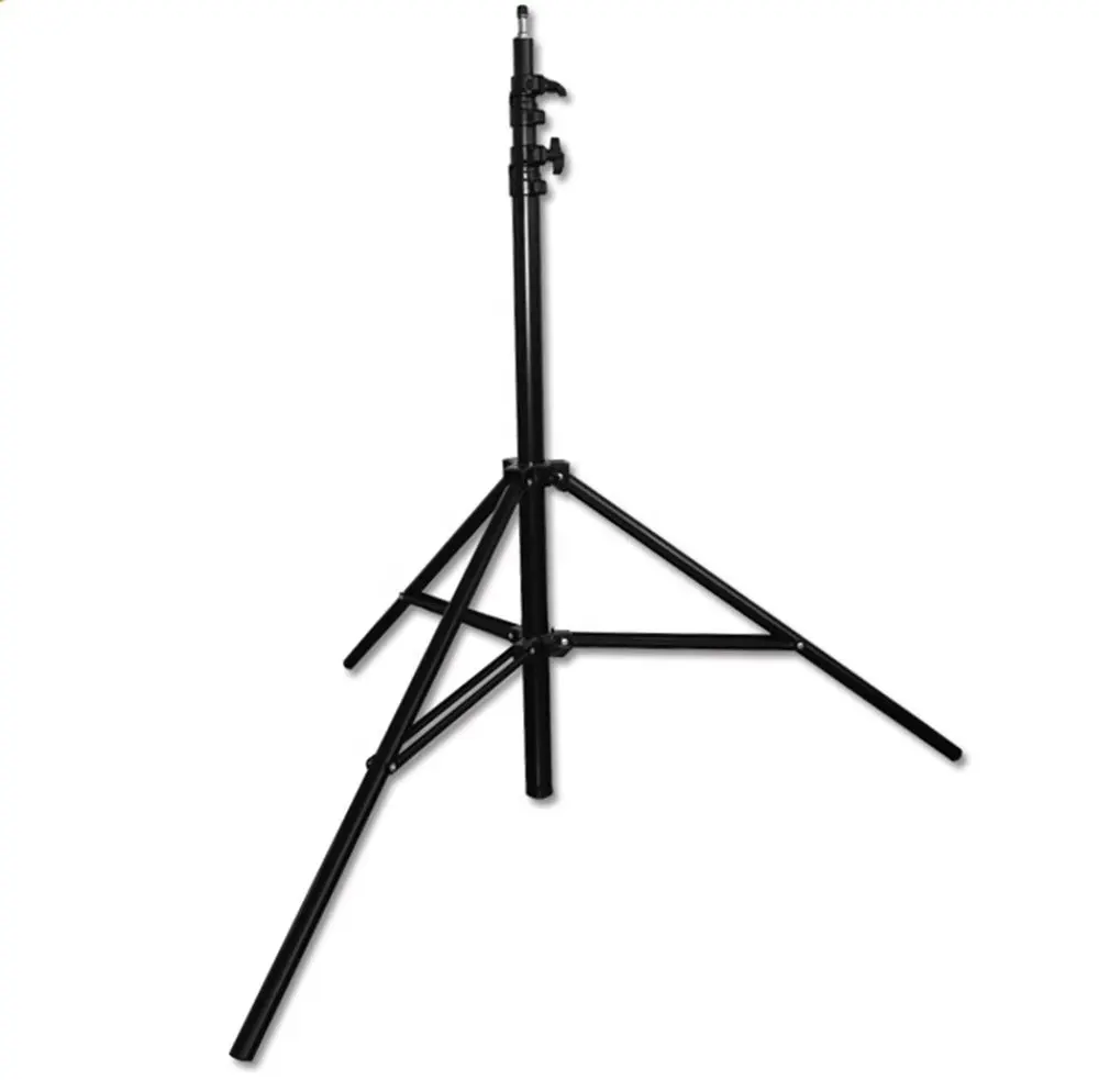factory direct 2.8m aluminum camera tripod air cushion led photography light stand for video shooting