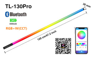 T8 uzaktan kumanda Led tüp parlaklık düğmesi akıllı App kontrol tüp ışıkları otel canlı yayın sahne Rgb Led tüp için Led - Product Image 4