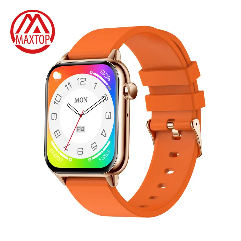 Maxtop harga jam tangan telepon jam tangan pintar Android I jam tangan Mobile dengan layar besar