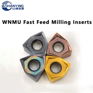 MFWN90高速フィードフェイスフライスカッターWNMU080608ラフブレード (ブレードの箱を購入し、無料でカッターディスクを入手) - Product Image 2