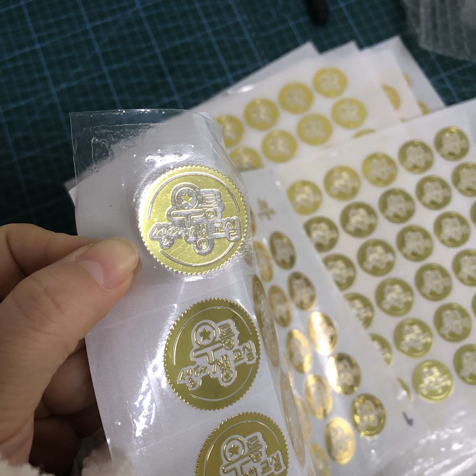 Autocollants de transfert métallique 3D