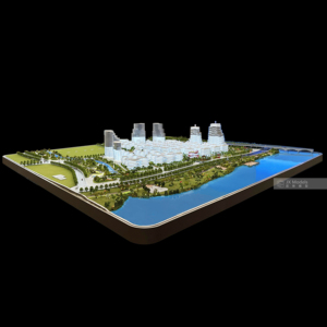 厂家批发可定制现代城市规划建筑比例模型套件三维模型设计项目解决方案 - Product Image 2