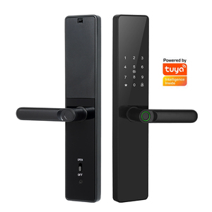 Serratura elettronica per impronte digitali di alta qualità App Tuya serratura digitale 11 impostazioni del sistema di lingua serratura intelligente - Product Image 2