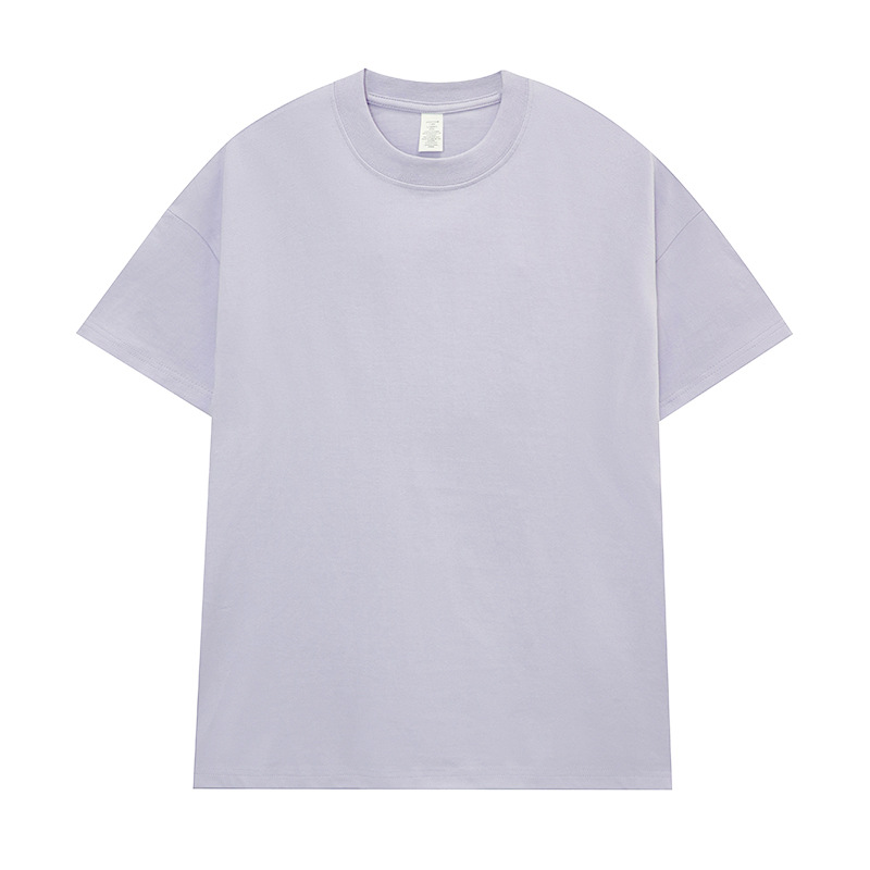 t-shirt en coton-violet clair