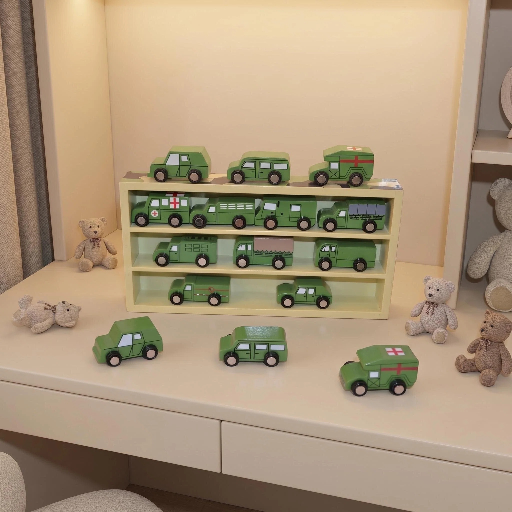12pcs Camouflage Color Vehicle