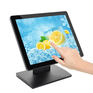 Alta calidad 15 pulgadas HD VGA entrada montaje en pared LCD Monitor de computadora 4:3 negocios pantalla táctil altavoz uso de escritorio - Product Image 1