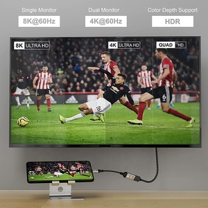 Factory 4K 8K HD TV USB C to HDMI Type-C Type C to Female HDMI 8K 60Hz <strong>Computer</strong> Adapter Cable