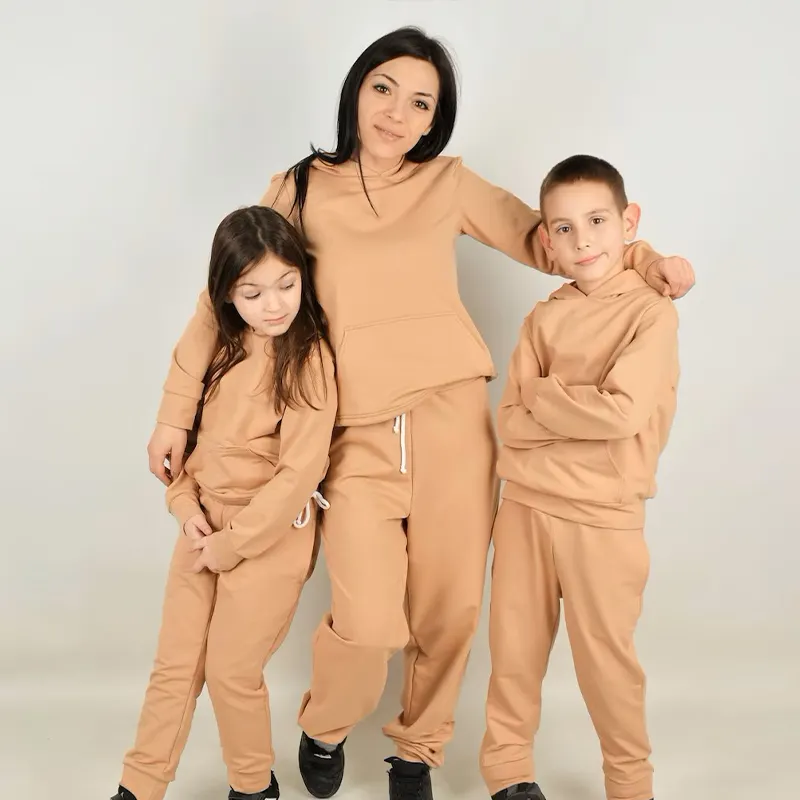 Bijpassende Familie Sweatsuit Biologisch Katoen Bijpassende Set Activewear Moeder En Dochter Familie Set Kleding Familie Bijpassende Outfits
