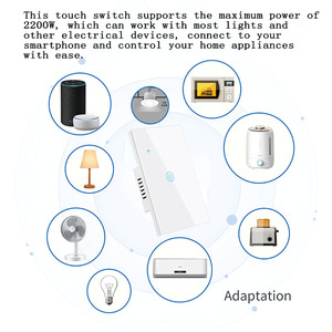 Digital Smart <strong>Switch</strong> <strong>2</strong>/ 3 /4 Gang Smart <strong>Light</strong> <strong>Switch</strong> US Standard WiFi Wall <strong>Light</strong> <strong>Switch</strong> for Dimmer - Product Image 4
