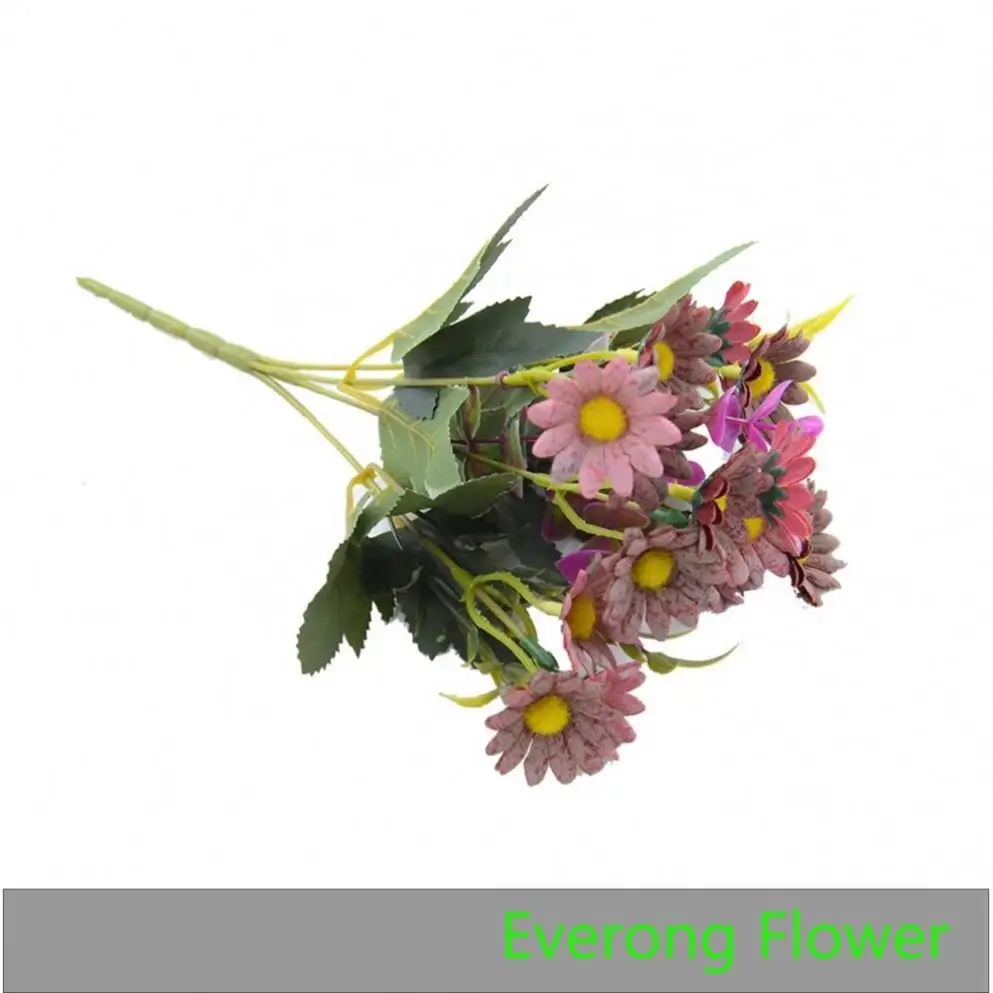 Everongflower Artificial flowers sunflowers decoration funeral chrysanthemum bouquet flower wedding roses flowers