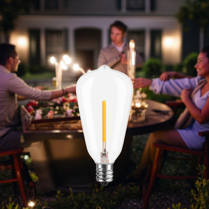 ST38飛散防止LEDエジソン電球小型ベースE12交換用ストリングライト屋外ストリング電球用 - Product Image 3